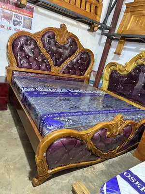 Pure Mahogany King Elegant Bed