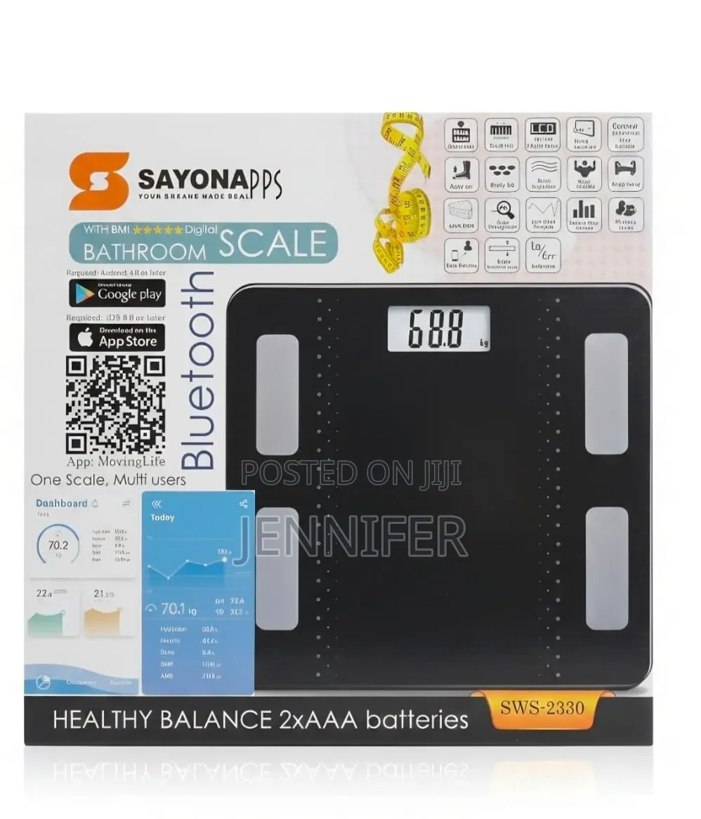 Sayonapps SWS-2330 Bluetooth Digital Bathroom Scale