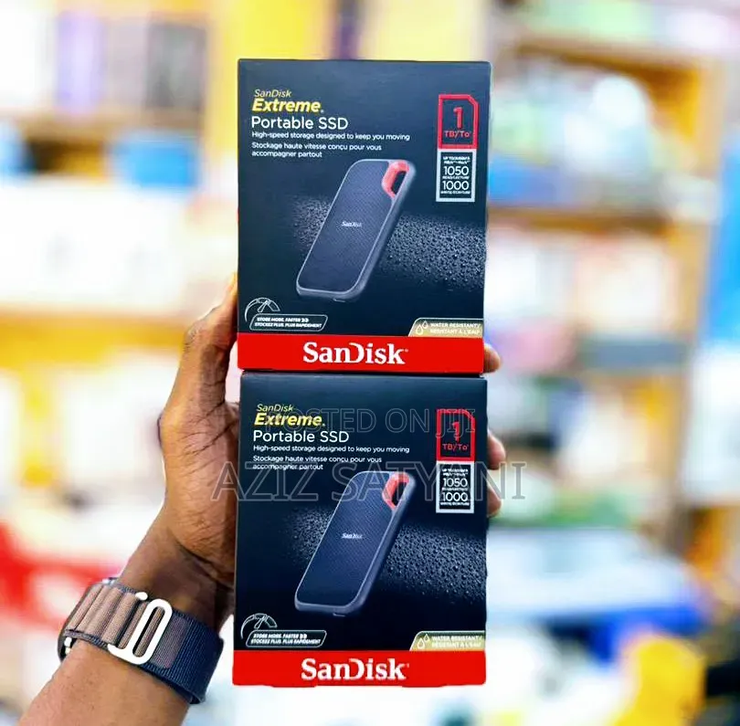 100% Original 1tb Sandisk Portable SSD Hard Disk Extreme