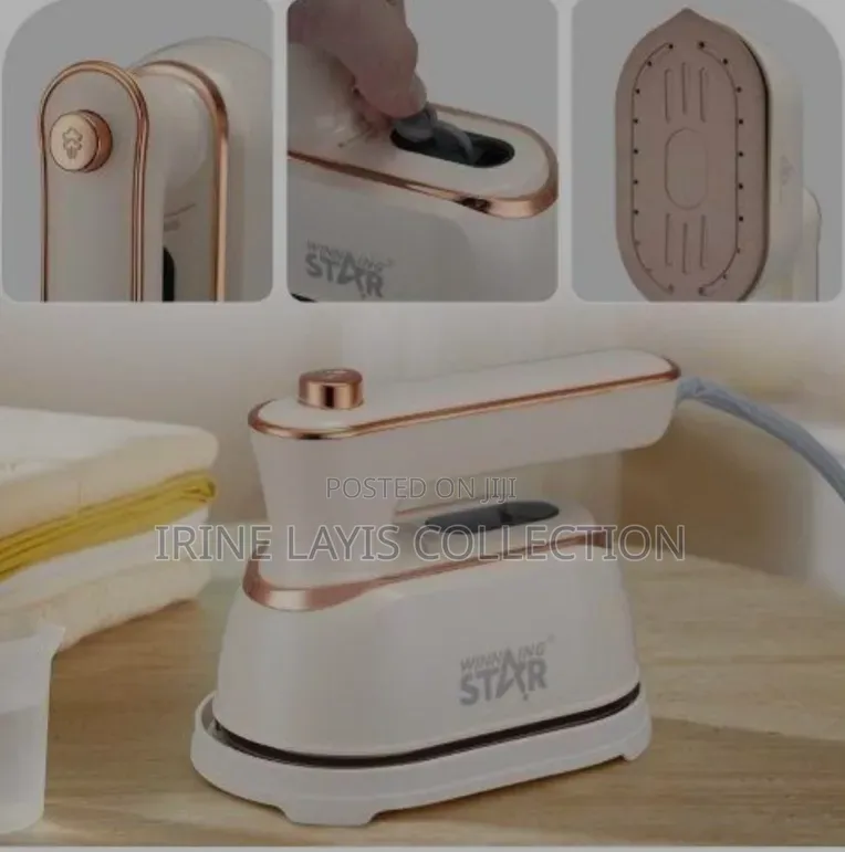 Raf Travel Iron With Rotating Handle