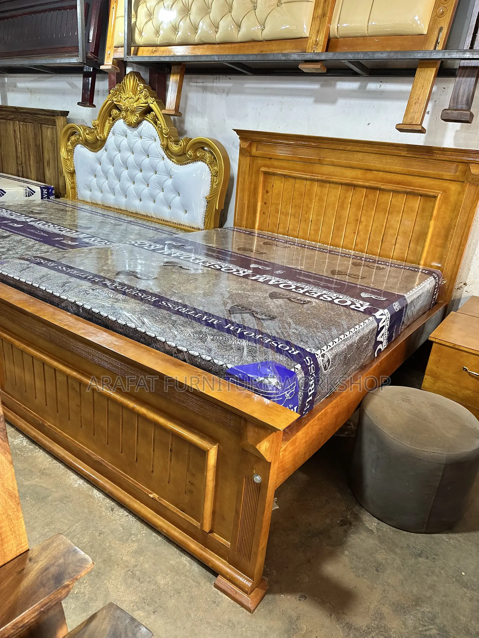 Pure Wooden King Bed