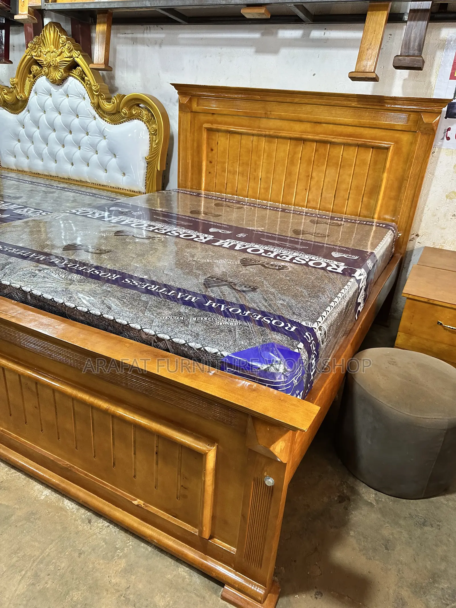 Pure Wooden King Bed