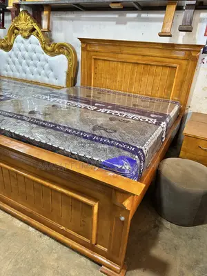 Pure Wooden King Bed