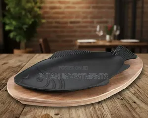 Cast Iron Sizzling Steak or Fish Pan