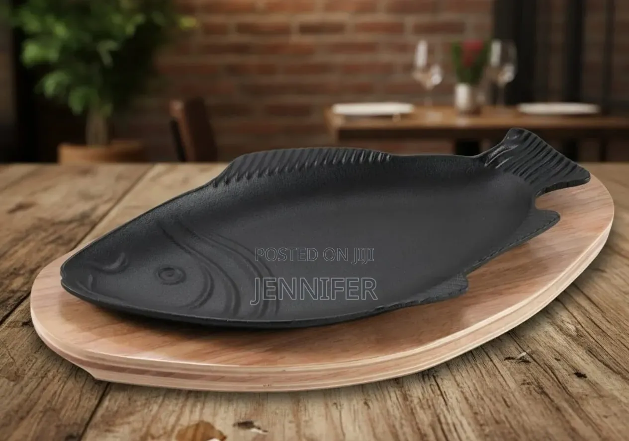 Cast Iron Sizzling Steak or Fish Pan