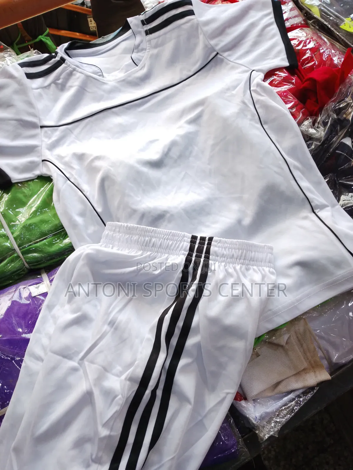 Kids Plain White Jersey