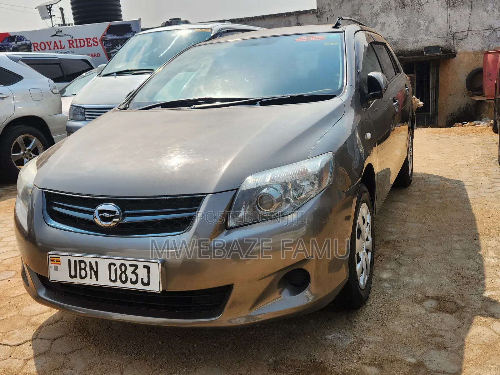 Toyota Corolla Fielder 2010 Gray