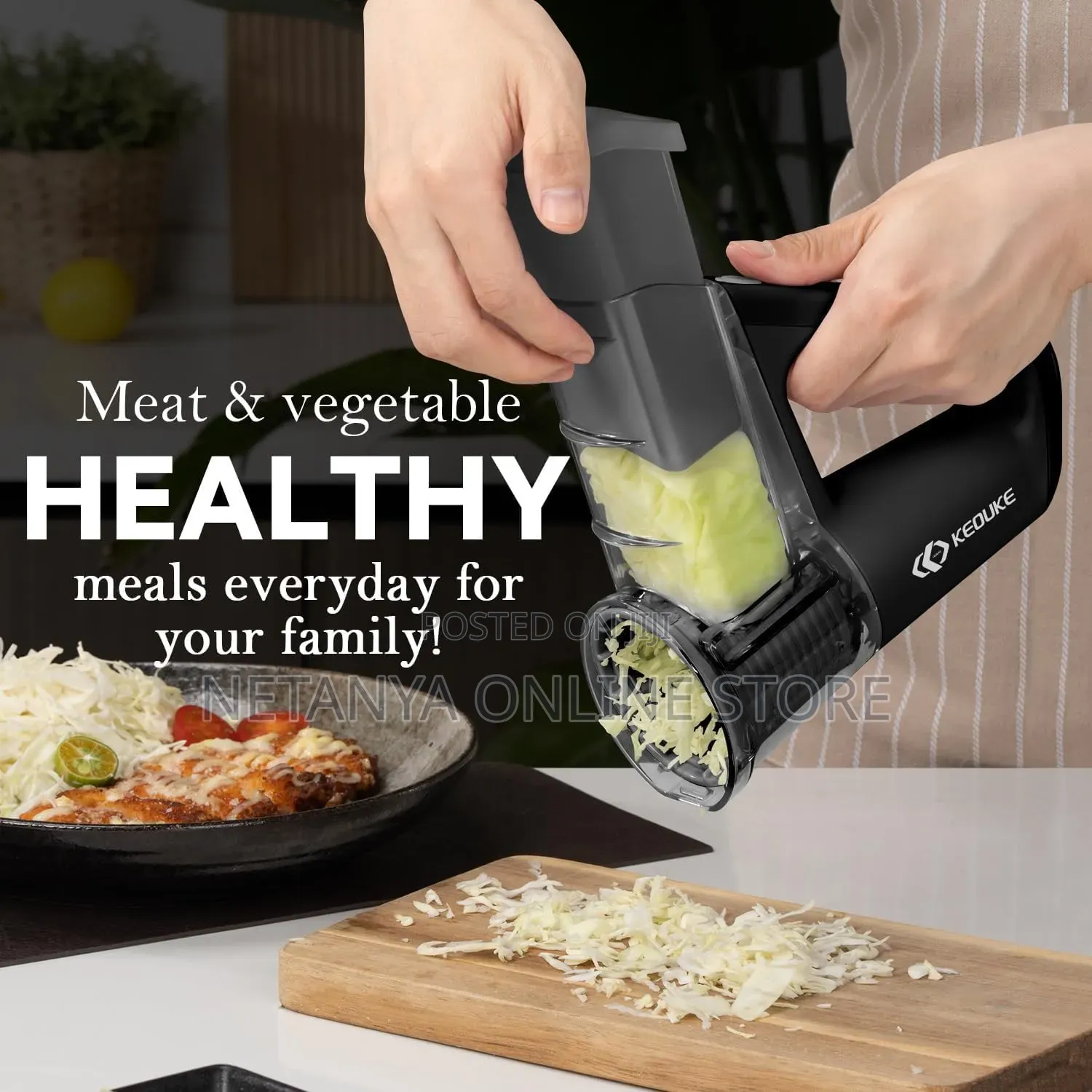Rechargeable Handheld Vegetable Cutter