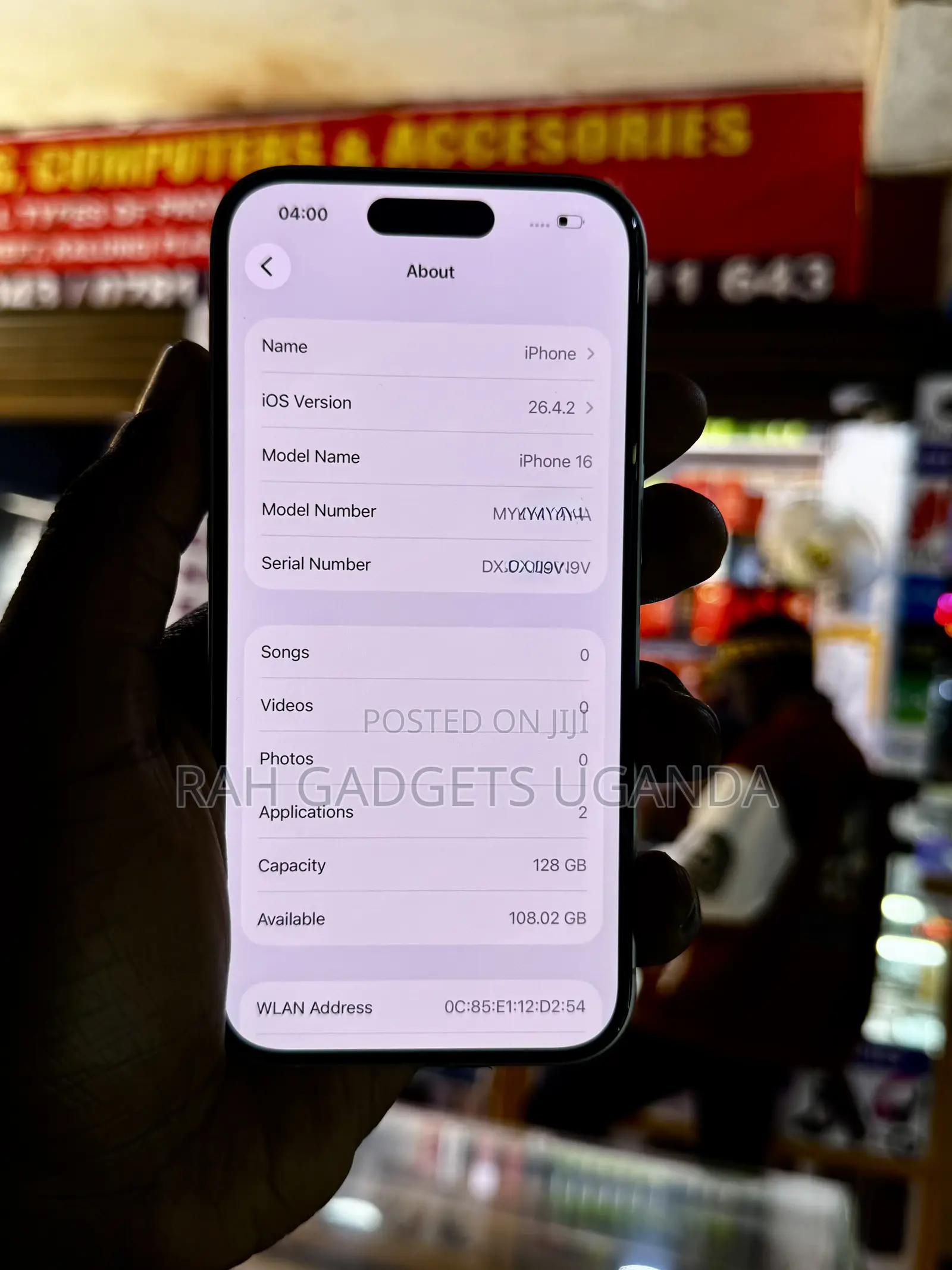 Apple iPhone 16 128 GB White