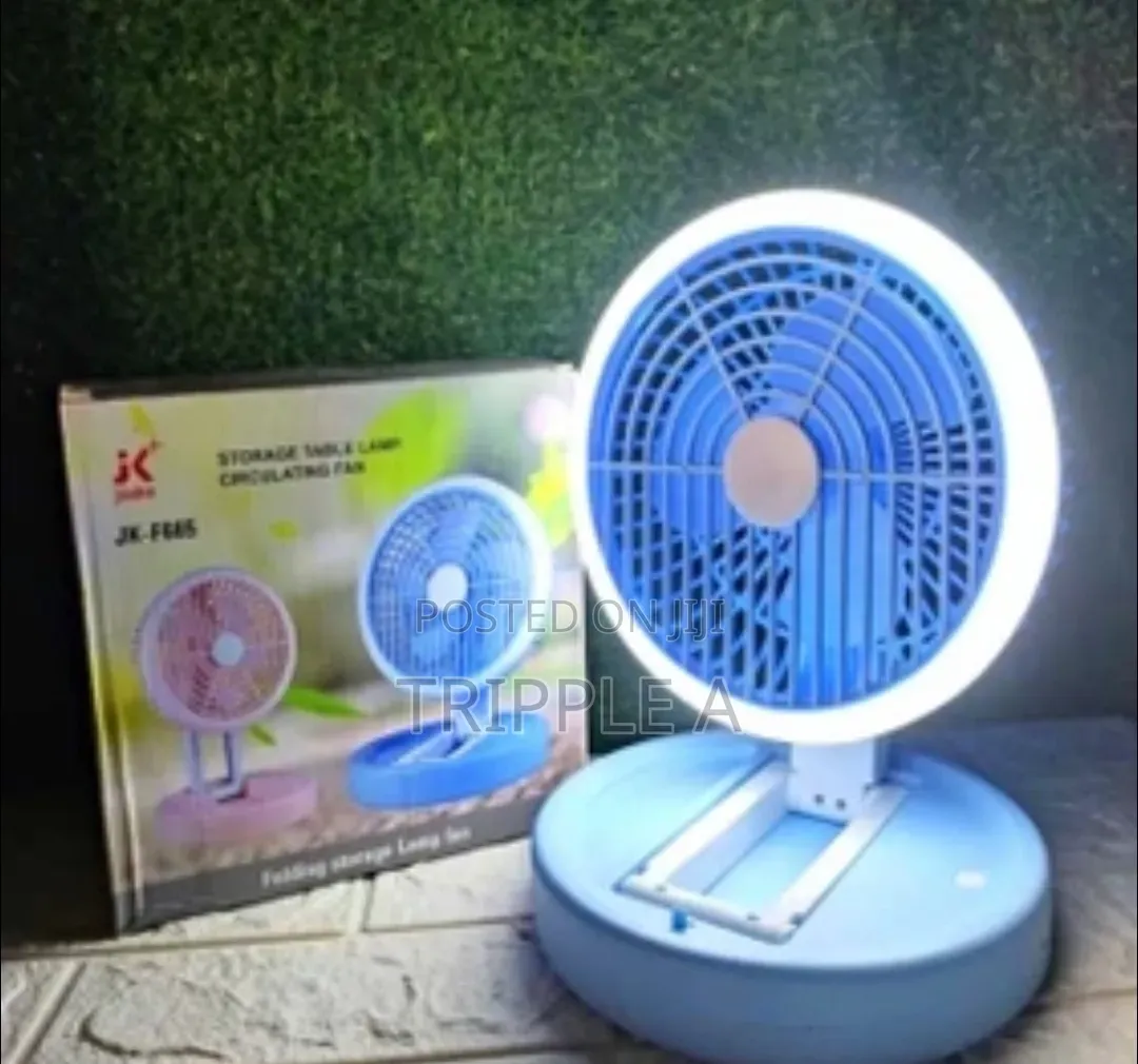 Jk-F665 Storage Folding Lamp Fan