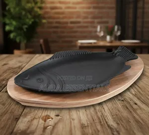 Cast Iron Sizzling Steak or Fish Pan