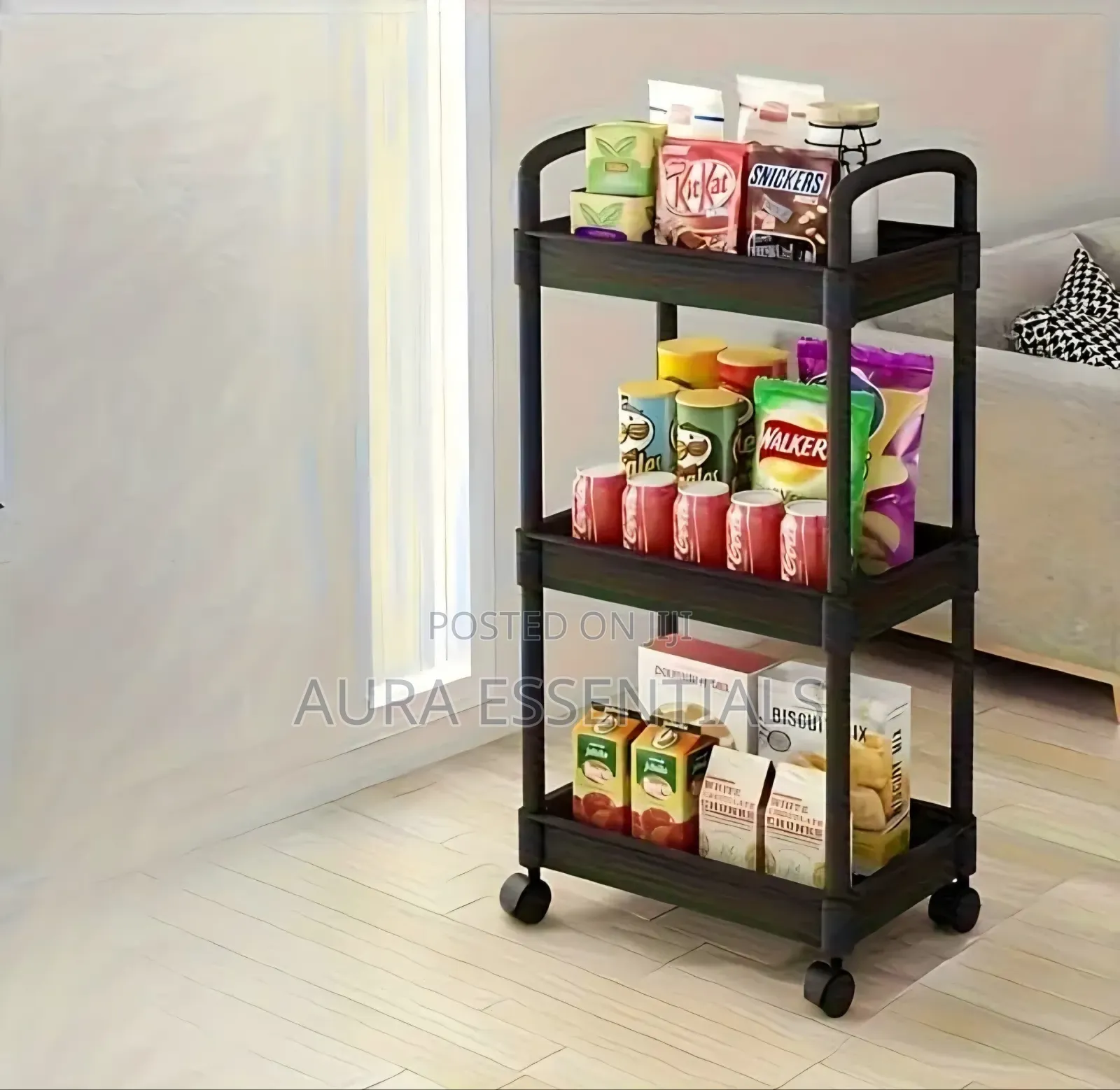 Household Utility Storage Trolley