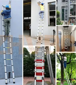 3.8m Aluminum Telescoping Extension Ladder