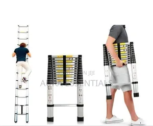 3.2-Meter (Approx. 10.5 Ft) Aluminum Telescopic Extension Ladder