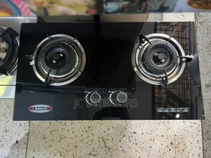 Boko 2 Burner Built-in Gas Cooktop - Black Tempered Glass