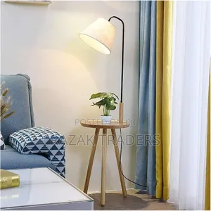 Floor Lamps Floor Lamp With Shelf Modern Standing Lights Wooden Tripod