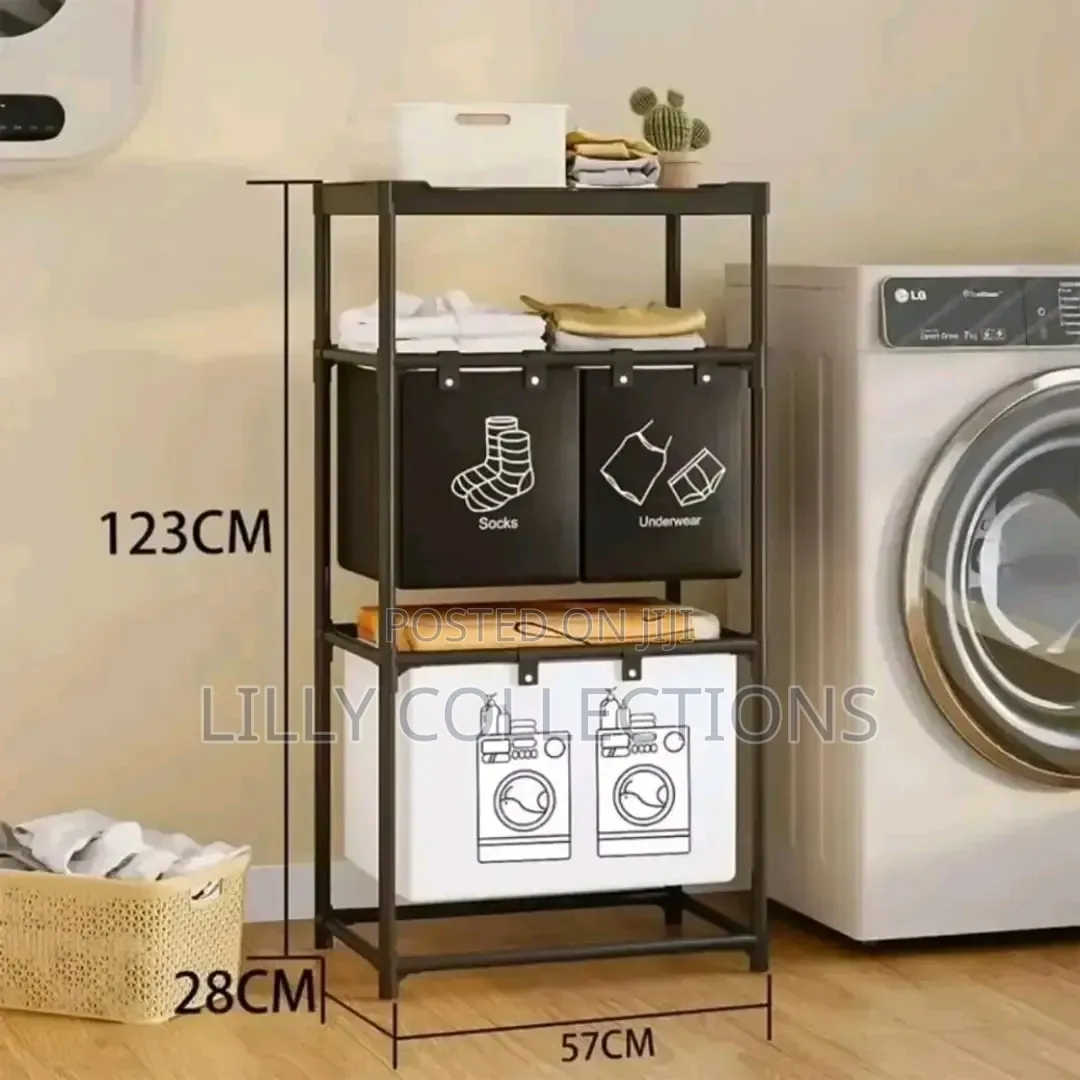 Four Grid Laundry Basket