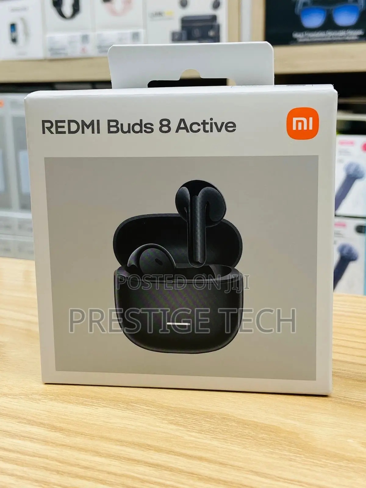 Xiaomi Redmi Buds 8 Active Earbuds, Ergonomic Semi in Ear, 37 Hours