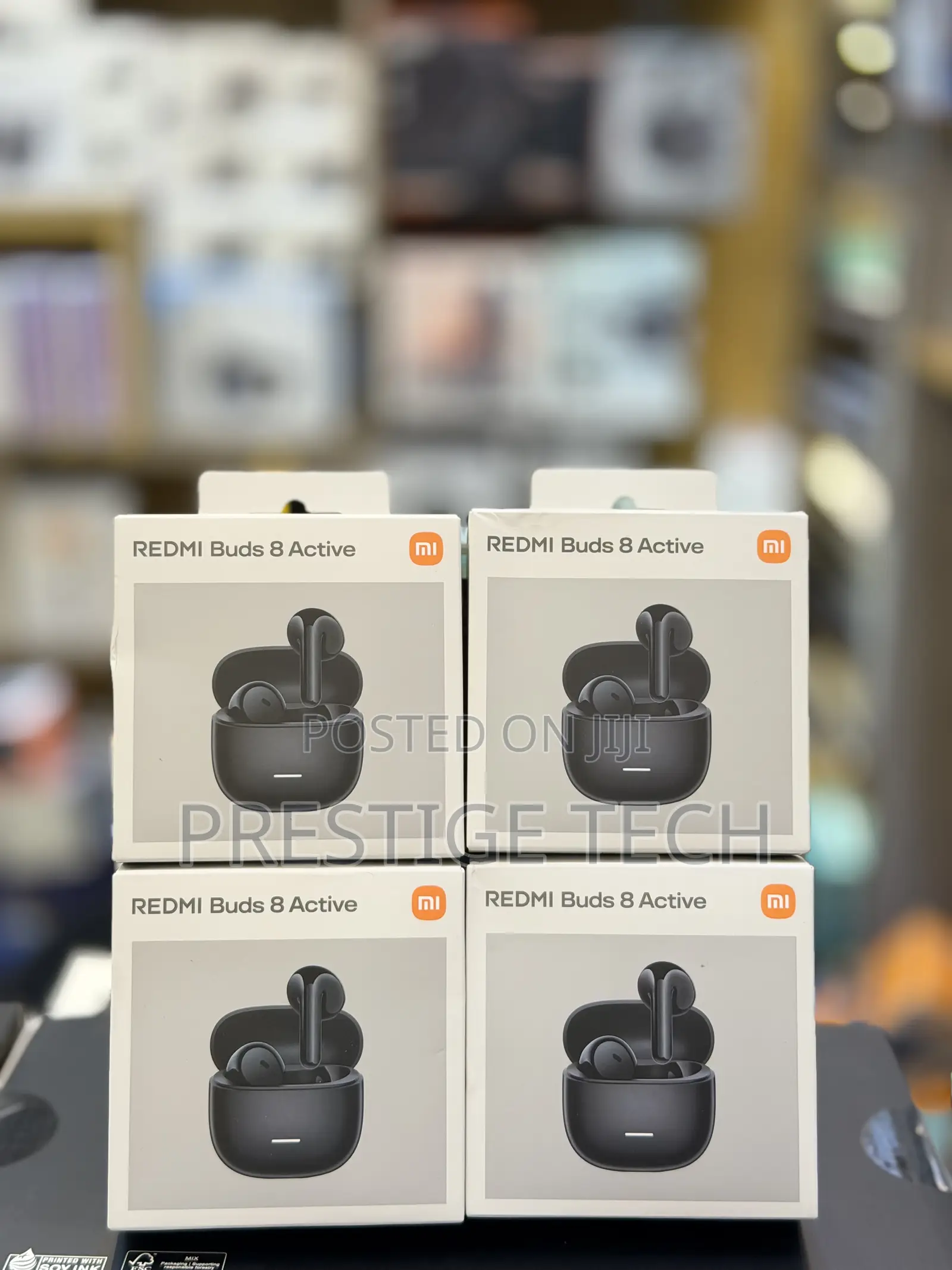 Xiaomi Redmi Buds 8 Active Earbuds, Ergonomic Semi in Ear, 37 Hours