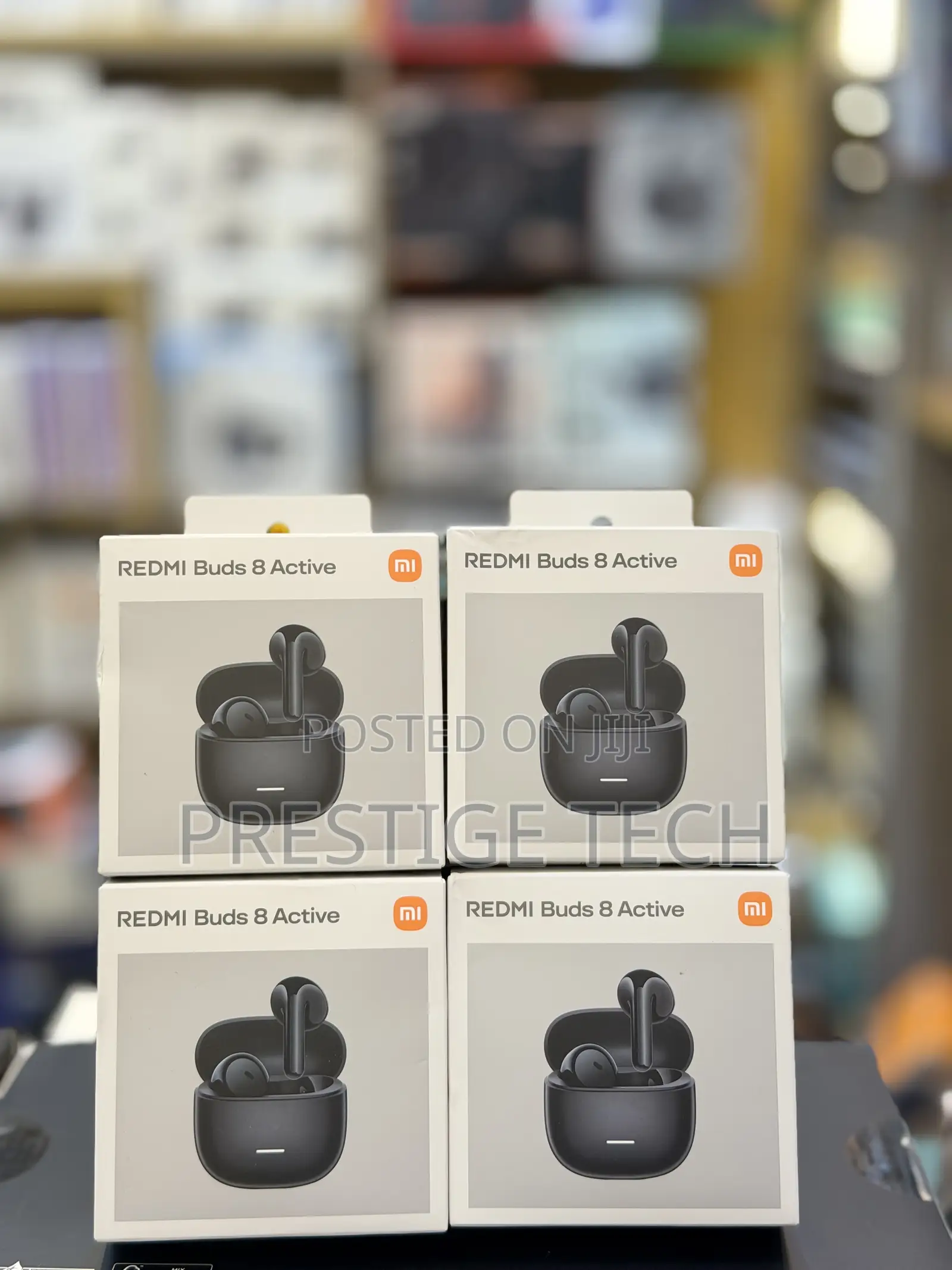 Xiaomi Redmi Buds 8 Active Earbuds, Ergonomic Semi in Ear, 37 Hours
