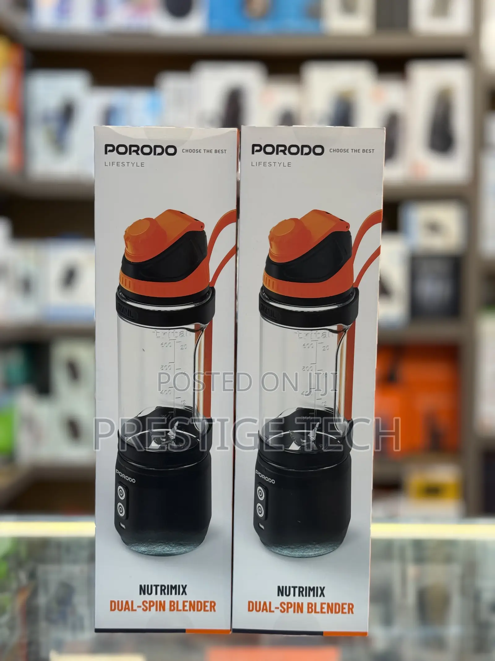 Porodo Nutrimix Portable Blender, 700ml, Rechargeable Personal Blender