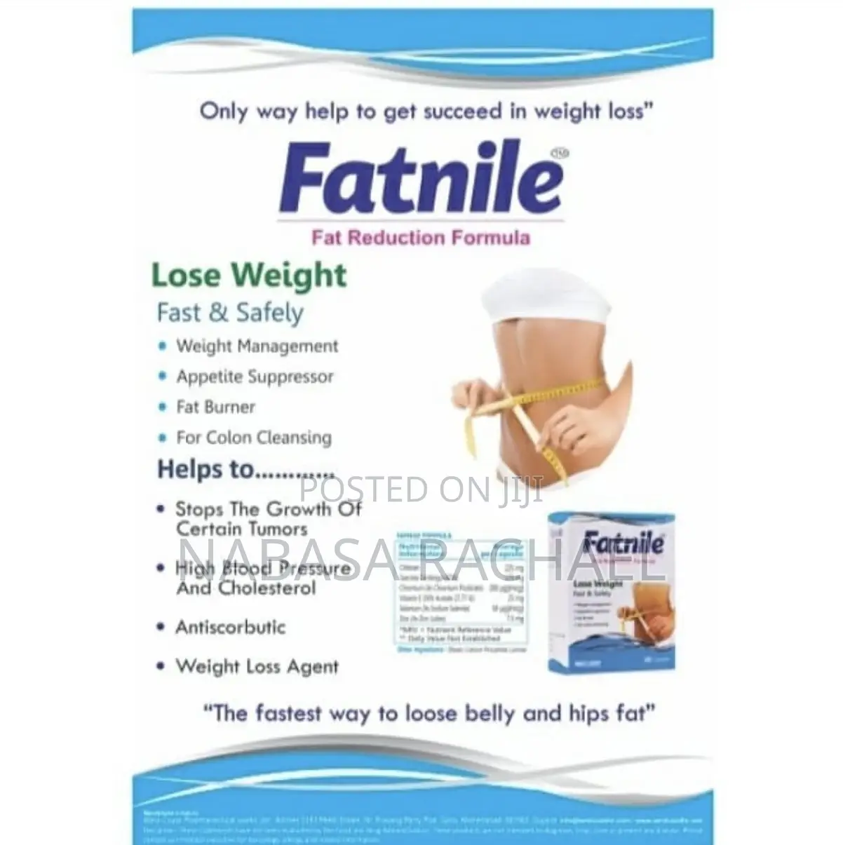 Fatnile Weight Loss Sliming Pills