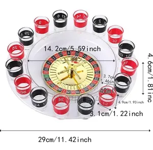 16 Shot Turntable Drinking Roulette Set