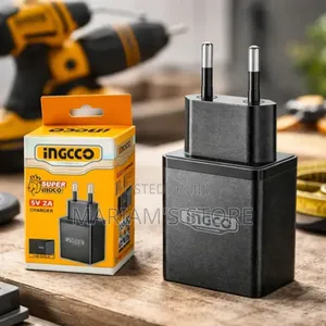 Ingco Fcli120502 Usb Wall Charger, Designed for Electronic Devices.