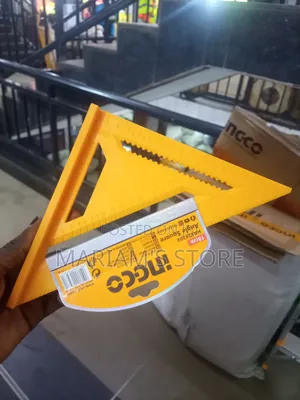 Ingco 18cm (7") Angle Square Constructed From High-impact Abs Material