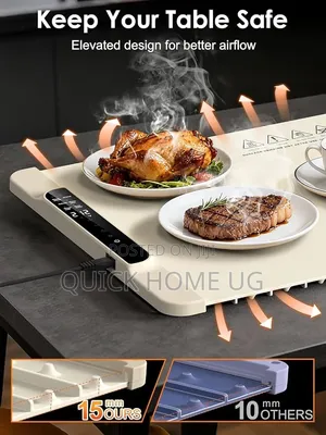 Electric Warming Tray,Full Surface Quick Heating Mat
