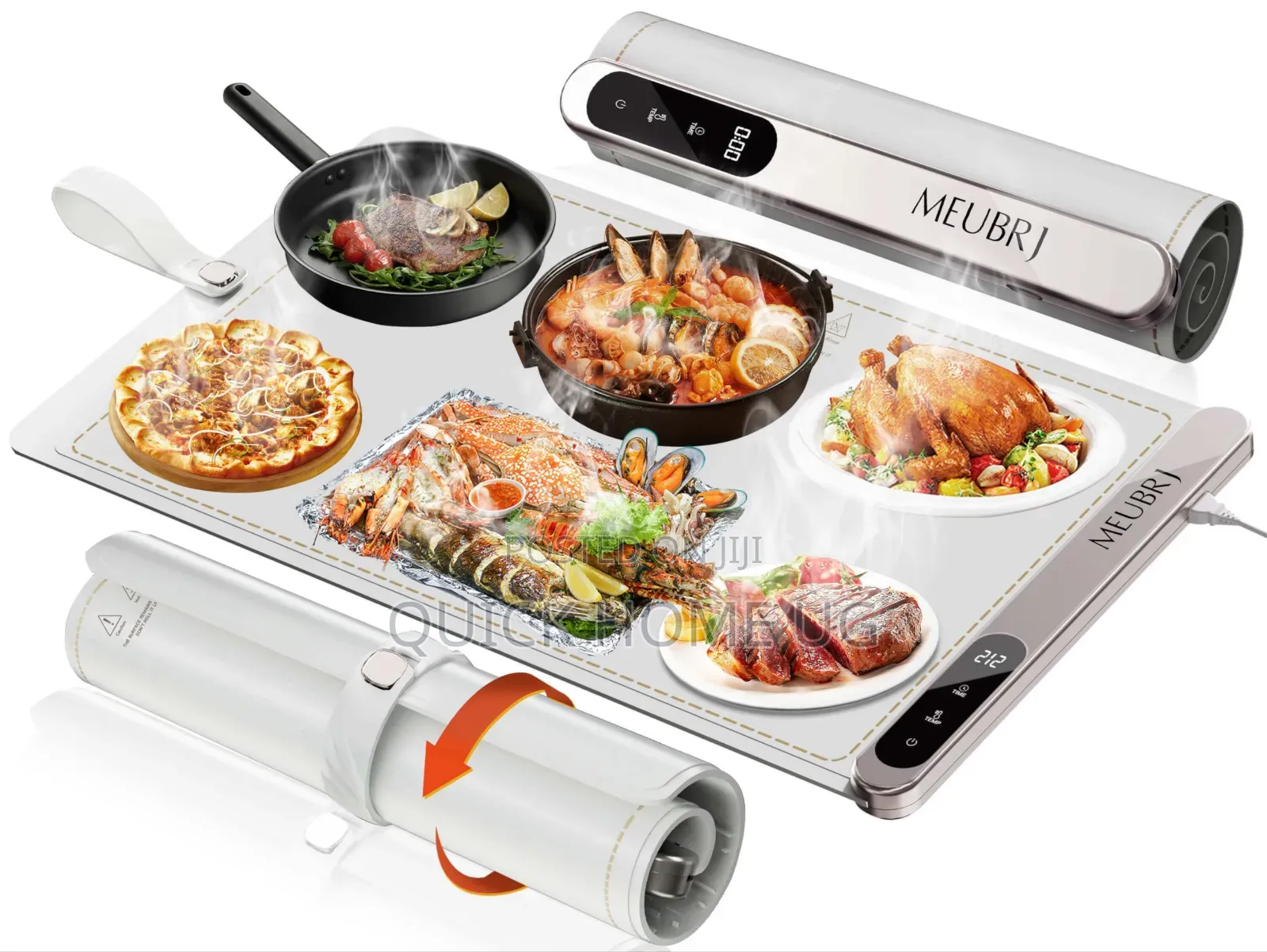 Electric Warming Tray,Full Surface Quick Heating Mat