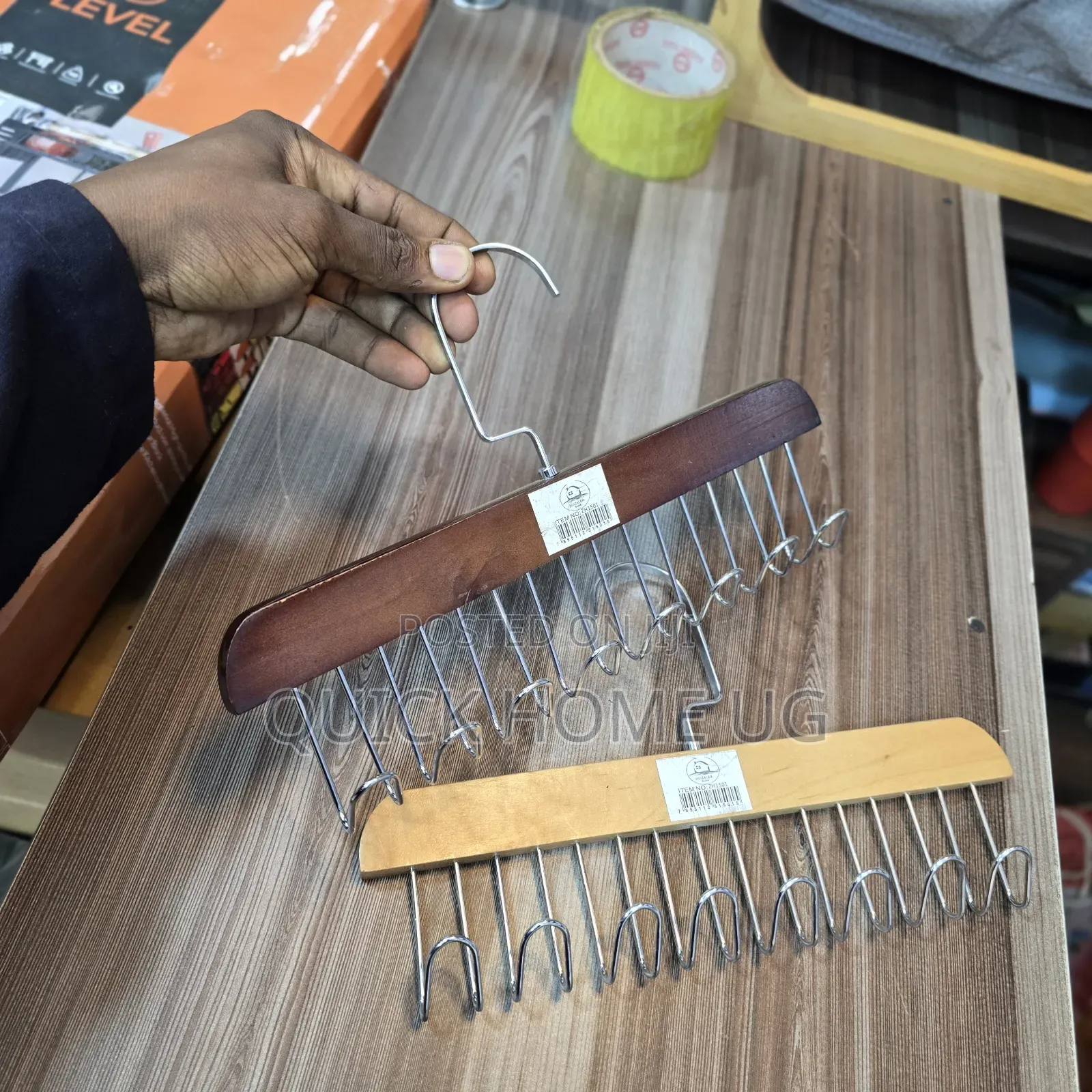 Tie,Bra Wooden Hook Hanger