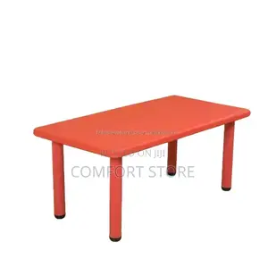 Imported Study Plastic Kids Table in Red