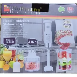 Hoffmans Hm-8042 4-in-1 Hand Blender Stabmixer Set