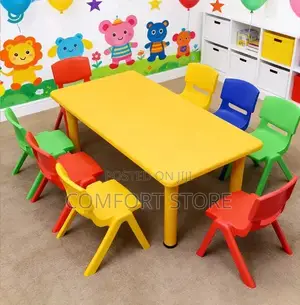 Aset of Baby Plastic Table and Chairs