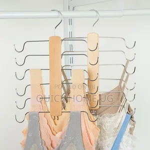 Generic Wooden Bra Hanger for Closet,Bra Organizer Space