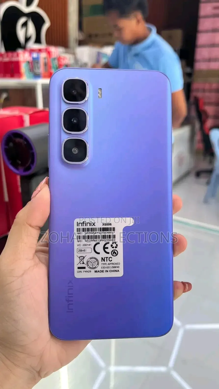 New Infinix Hot 60 Pro+ 256 GB Purple
