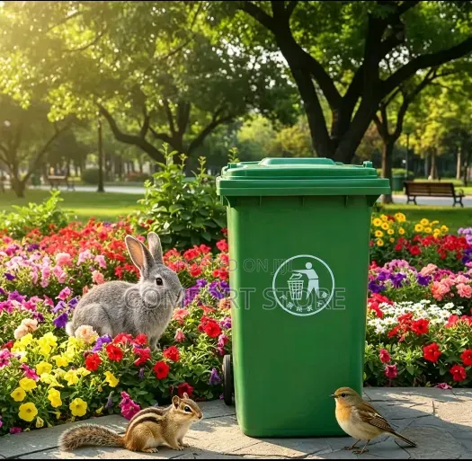 Durable Waste Disposal Plastic Dust Bins