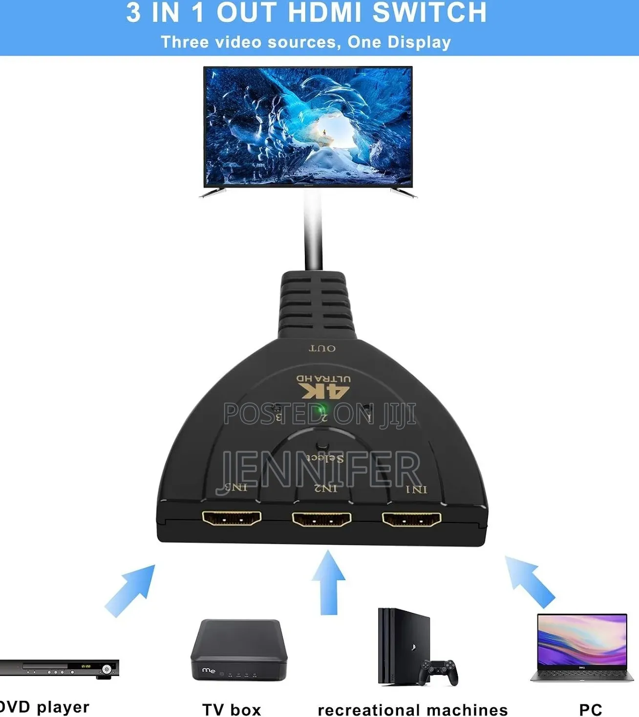 3 Port Hdmi Switcher