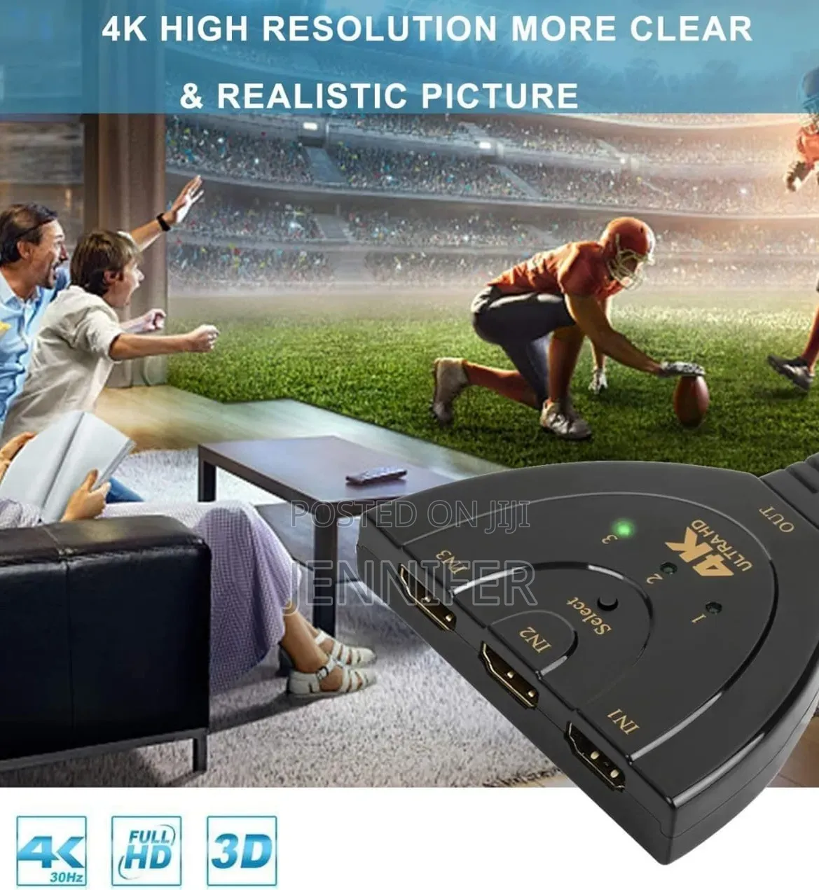 3 Port Hdmi Switcher