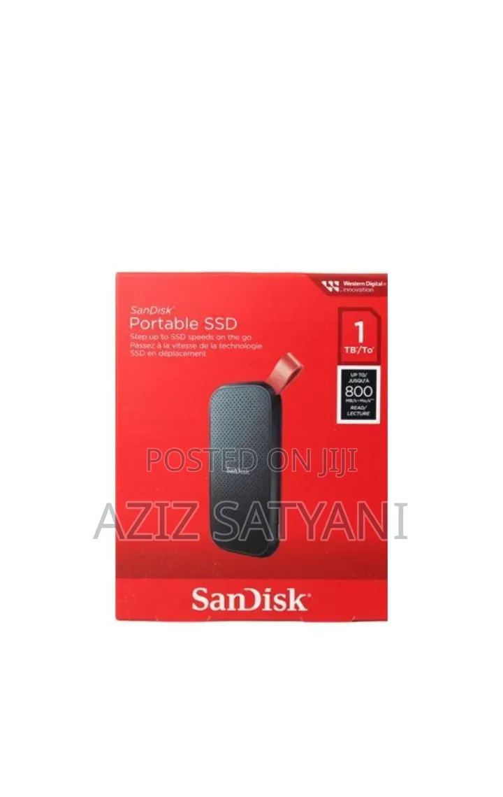 100% Original Sandisk Portable SSD 1tb External SSD Hard Drive