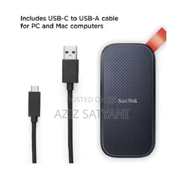 100% Original Sandisk Portable SSD 1tb External SSD Hard Drive
