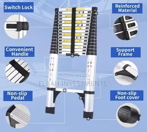 3.8m Aluminum Telescoping Extension Ladder