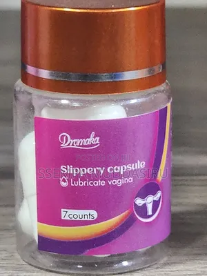 Slippery Wetness Capsules, 600mg,7 Counts Vaginal Suppositories