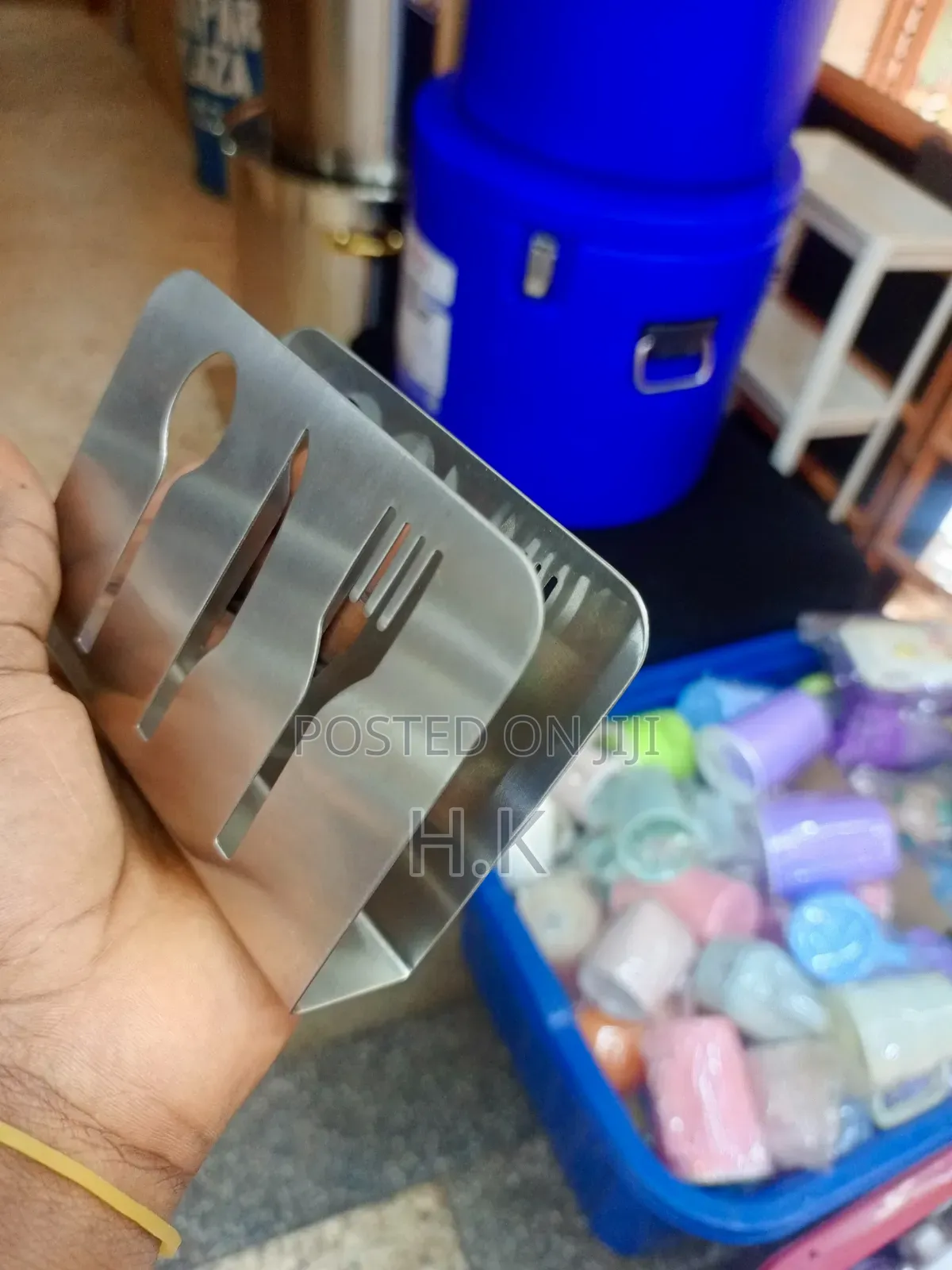 Freestanding Stainless Steel Table Napkin Holder