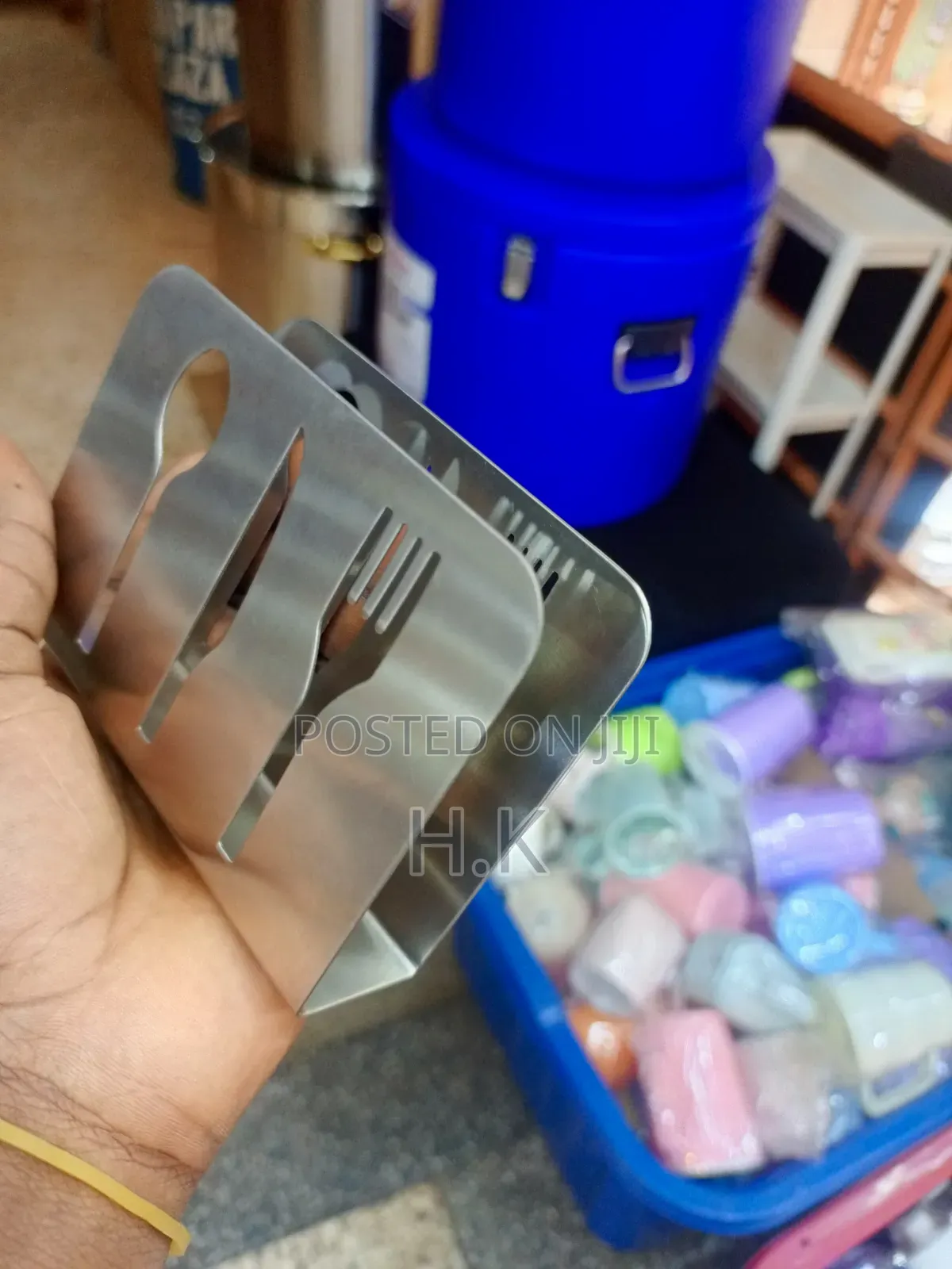 Freestanding Stainless Steel Table Napkin Holder