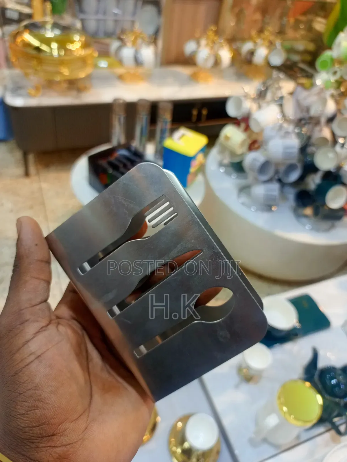 Freestanding Stainless Steel Table Napkin Holder