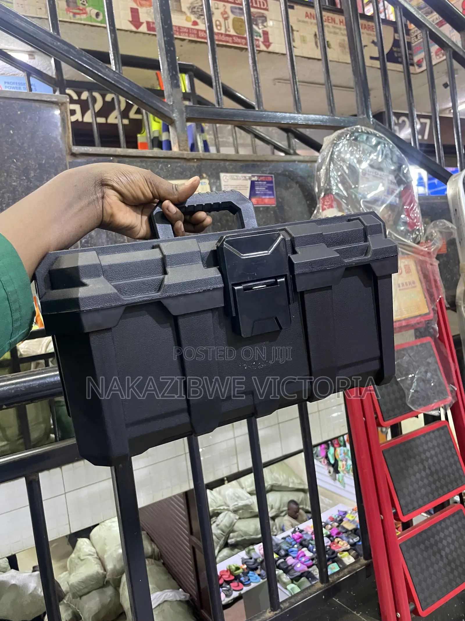 Empty Plastic Toolbox
