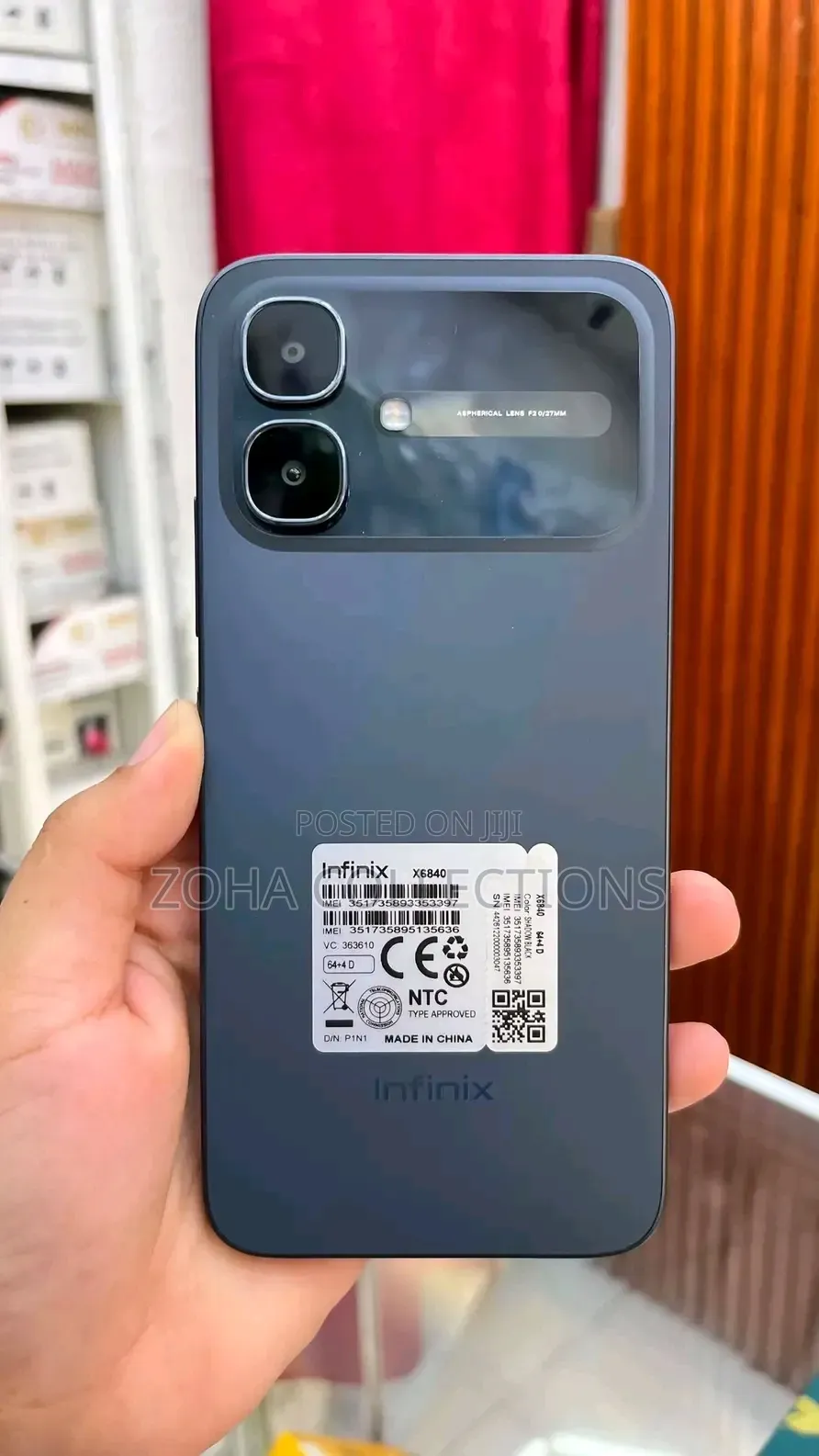 New Infinix Smart 20 128 GB Black