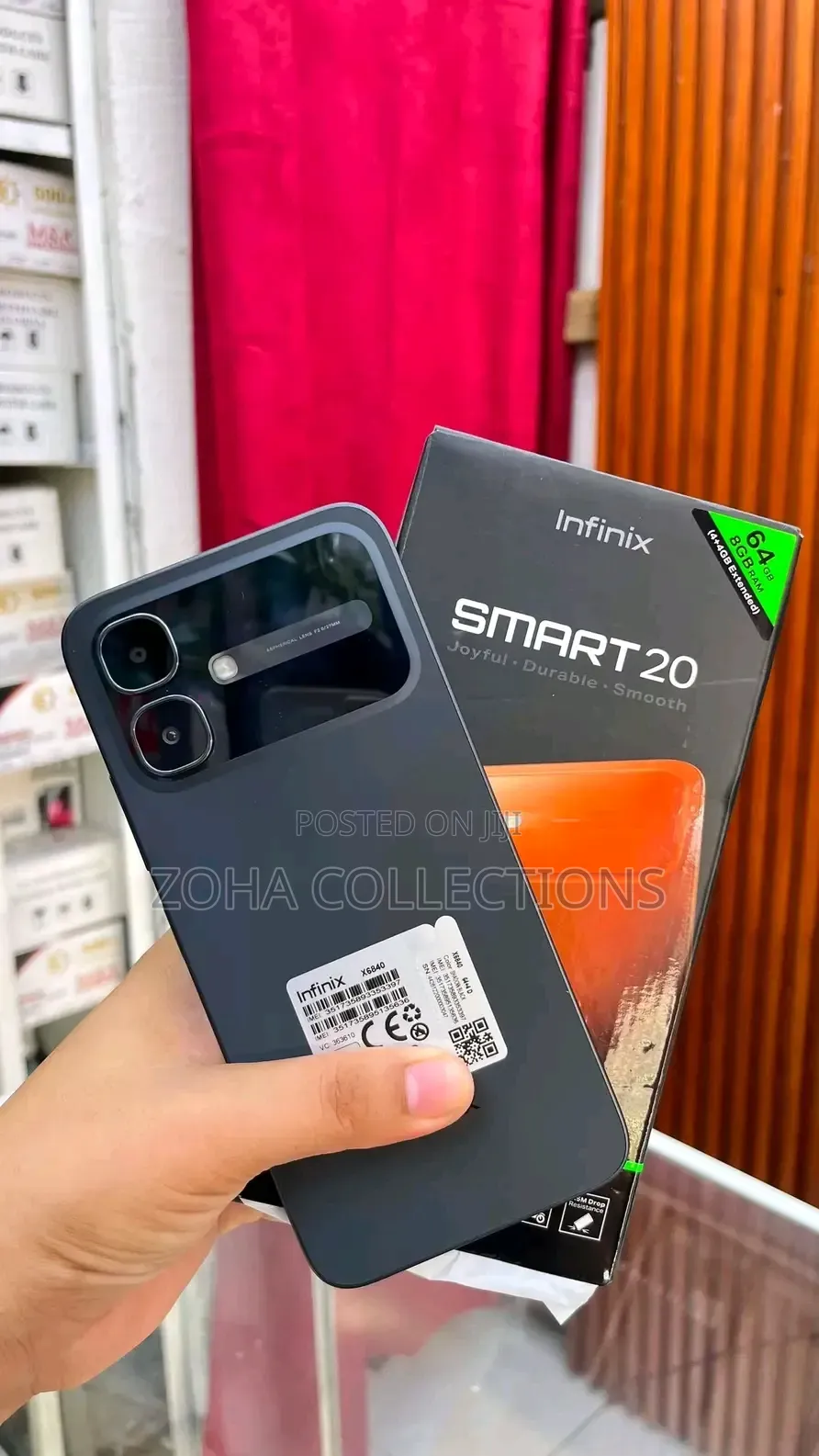 New Infinix Smart 20 128 GB Black